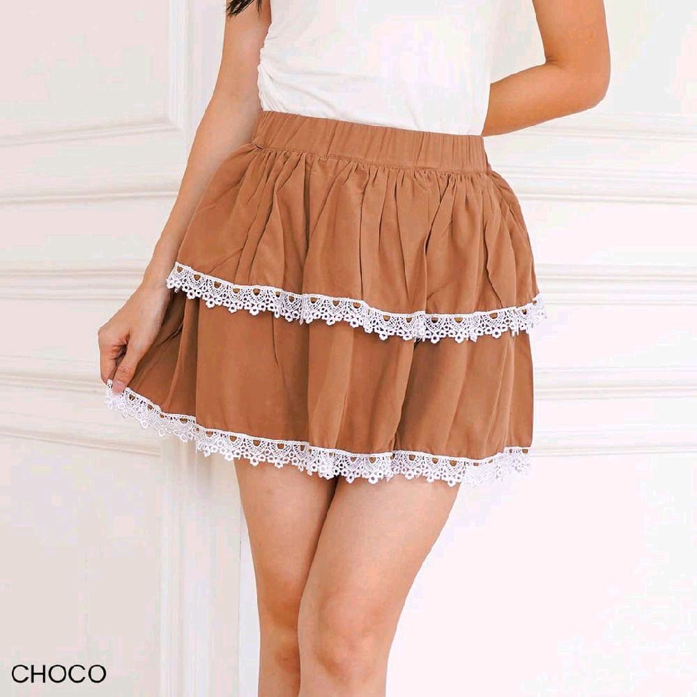 Karlie Skirt Layer Mini Rok Modern Style